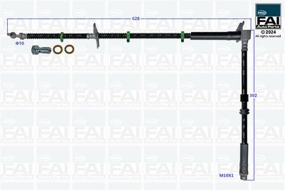 спирачен маркуч FAI AutoParts FPBH246