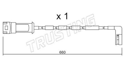 SENZOR DE AVERTIZARE UZURA PLACUTE DE FRANA