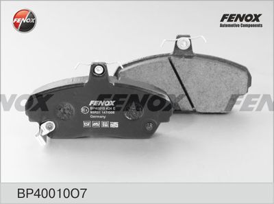 Комплект тормозных колодок, дисковый тормоз FENOX BP40010O7 для GAZ GAZELLE