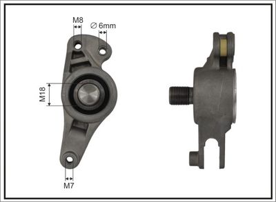 Tensioner Lever, V-ribbed belt 131205SP