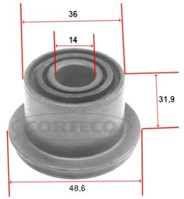 Подвеска, рычаг независимой подвески колеса CORTECO 21652441 для RENAULT 25