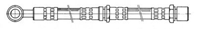 CEF 510771 Тормозной шланг  для SUBARU LEONE II (AB) 1600