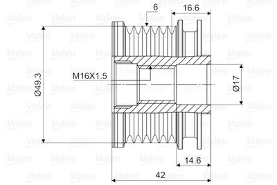 SISTEM ROATA LIBERA GENERATOR VALEO 588048 1