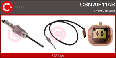 SENZOR TEMPERATURA GAZE EVACUARE