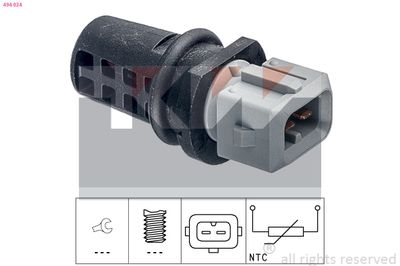 Czujnik, temperatura powietrza dolotowego KW 494 034
