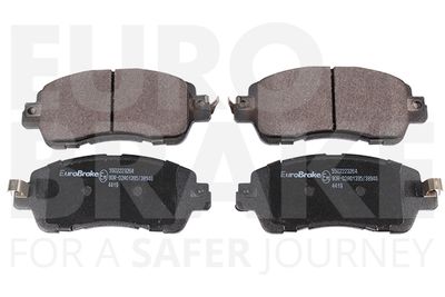 Комплект тормозных колодок, дисковый тормоз EUROBRAKE 5502223264 для MAZDA 2