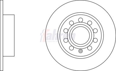 Fahren Brake Disc FBD6087