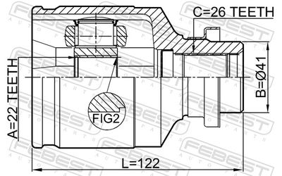 Joint Kit, drive shaft 0411-CU4WRH