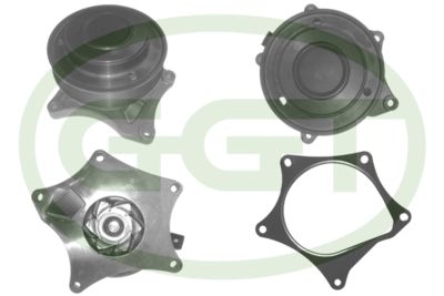Водяной насос, охлаждение двигателя GGT PA12981 для OPEL ADAM