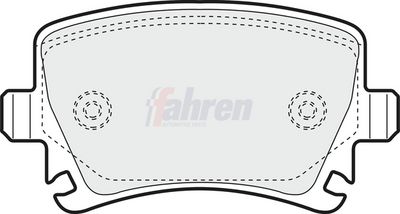 Fahren Brake Pad Set, disc brake FBP3077