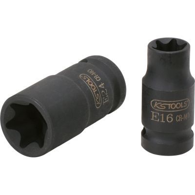 Ks Tools - Kovaný nástrčkový orech Torx 1/2" E20