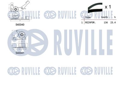 SET CUREA DE DISTRIBUTIE RUVILLE 550066 1