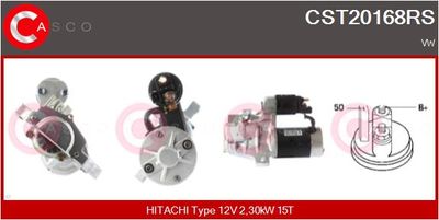 Стартер CASCO CST20168RS для VW SHARAN