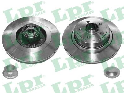 LPR R1046PCA Тормозные диски  для RENAULT MEGANE II (BM0/1_, CM0/1_) 2.0 dCi