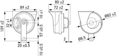 Trumpet Horn 3FH 007 424-801