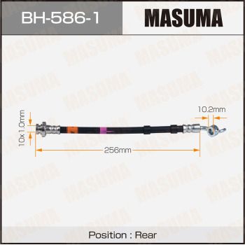 Тормозной шланг MASUMA BH-586-1 для NISSAN TEANA
