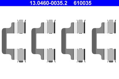 ATE 13.0460-0035.2 Скобы тормозных колодок  для VW EOS (Фольцваген Еос)