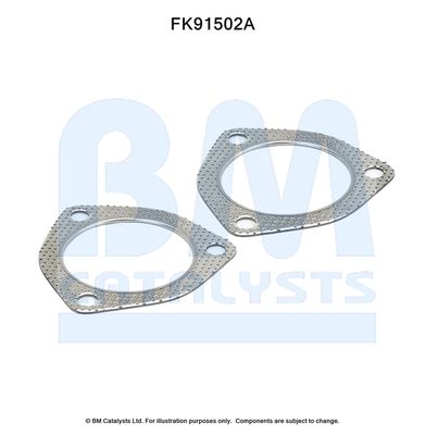 Монтажный комплект, катализатор BM CATALYSTS FK91502 для CHEVROLET CAPTIVA