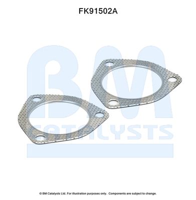 Монтажный комплект, катализатор BM CATALYSTS FK91502 для OPEL ANTARA