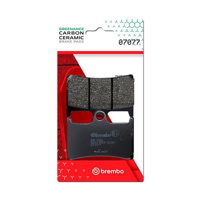 Brake pads Voor, beoogd gebruik: scooters, materiaal: keramisch / koolstof-CC, 51x69,2x8,8mm