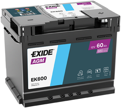 startovací baterie EXIDE EK600