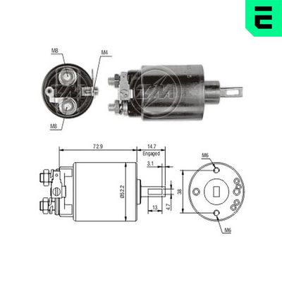SOLENOID ELECTROMOTOR