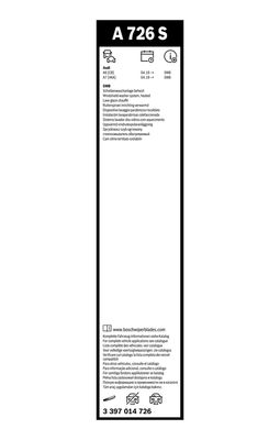 WISCHBLATT BOSCH 3397014726 7