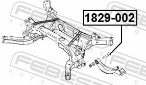 SURUB CORECTARE INCLINARE FEBEST 1829002 1