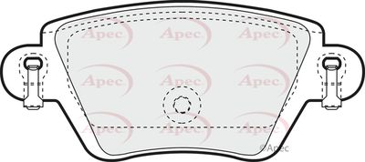 Brake Pad Set APEC PAD1295
