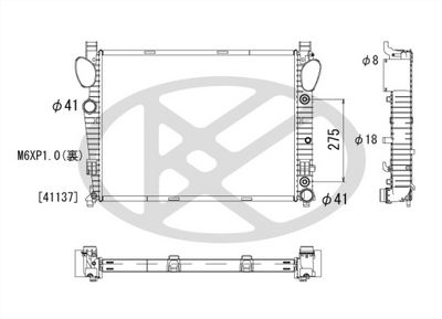 Radiator, racire motor Koyorad PL412898