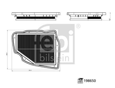 Luchtfilter (Patroon) past: BMW 5 (G60, G90, G68), 5 (G61, G99) 2.0DH/3.0DH 07.23-