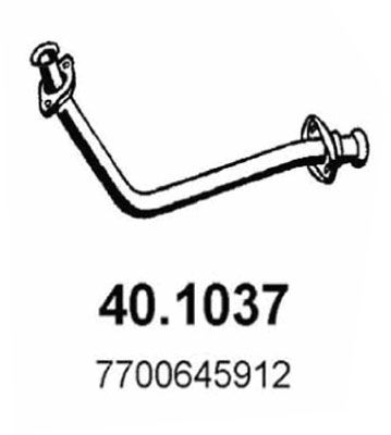 Rura wydechowa ASSO 40.1037