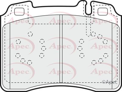 Brake Pad Set APEC PAD756