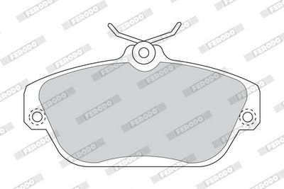 BREMSBELAGSATZ SCHEIBENBREMSE FERODO FDB1024 1