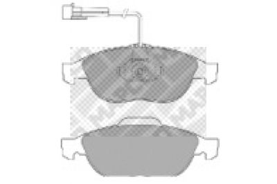 MAPCO 6470 Тормозные колодки и сигнализаторы  для ALFA ROMEO 147 (937_) 1.6 16V T.SPARK ECO (937.AXA1A, 937.BXA1A)