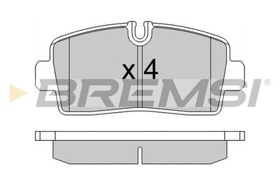 Комплект тормозных колодок, дисковый тормоз