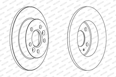 DISC FRANA FERODO DDF556 1