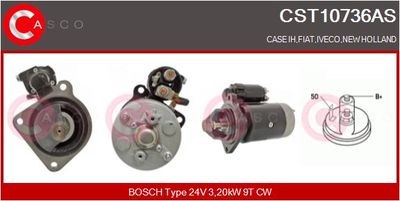 CASCO Startmotor / Starter Brand New HQ (CST10736AS)