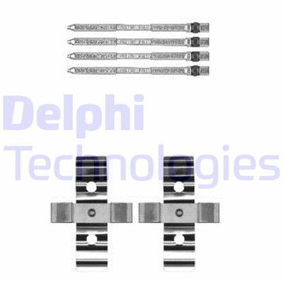 Комплектующие, колодки дискового тормоза DELPHI LX0604 для ALFA ROMEO 4C