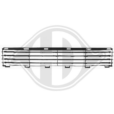 Ventilatiegrille, bumper