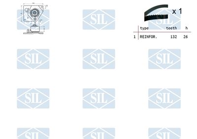 SET CUREA DE DISTRIBUTIE Saleri SIL TK1113 1