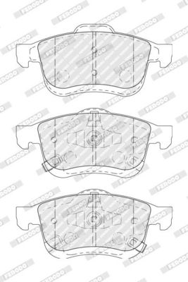 BREMSBELAGSATZ SCHEIBENBREMSE FERODO FDB5020 1