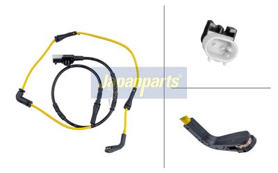 JAPANPARTS Įspėjimo kontaktas, stabdžių trinkelių susidėvėjimas