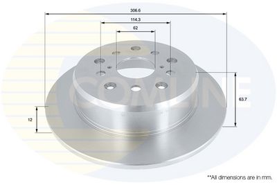 спирачен диск COMLINE ADC0188