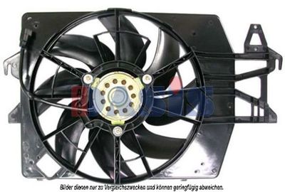 AKS DASIS 098061N Вентилятор системы охлаждения двигателя для FORD ESCORT