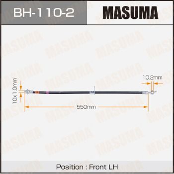 Тормозной шланг MASUMA BH-110-2 для TOYOTA VISTA