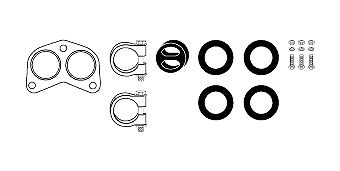SET MONTARE SISTEM DE ESAPAMENT HJS 82357506