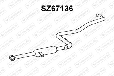 Предглушитель выхлопных газов VENEPORTE SZ67136 для SUZUKI SWIFT