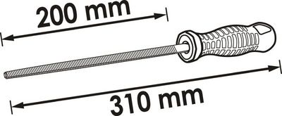 Vigor - pilník okrúhly 310mm
