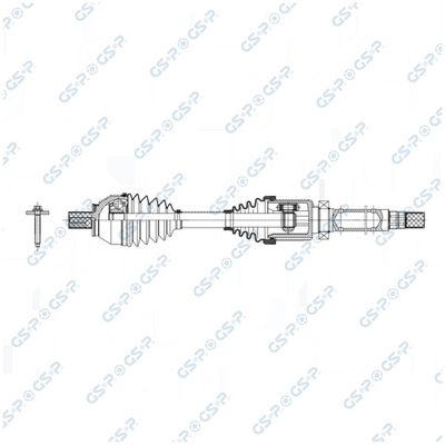 полуоска GSP 262091OL